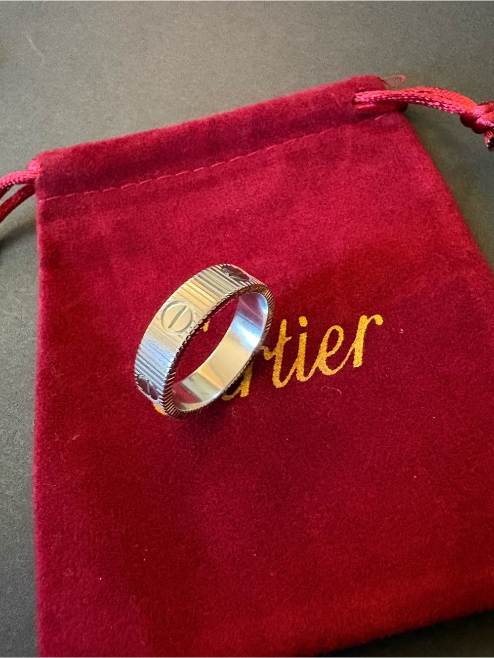 Stainless Steel Silver Band Ring Sz 11